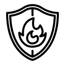 Flameproof motor assembly